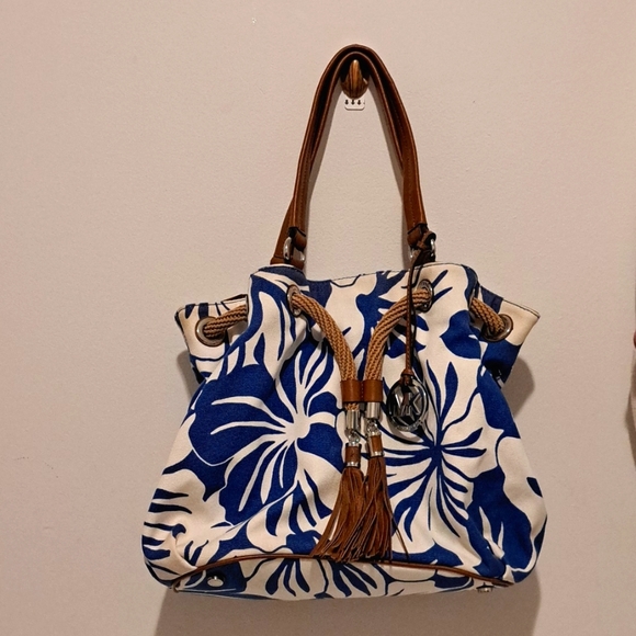 Michael Kors Handbags - Michael Kors Floral Print Tote Bag